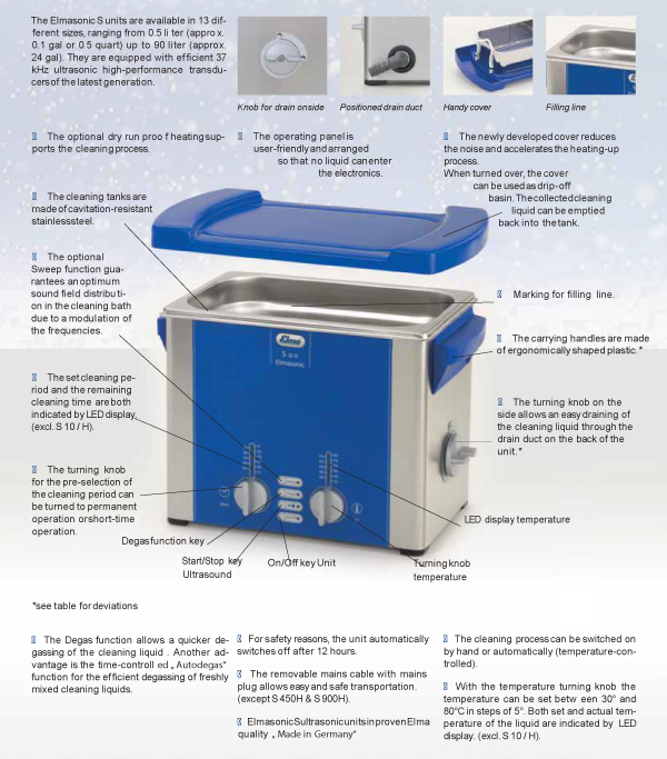 Elma Lab Clean N10 Neutral Ultrasonic Cleaning Solutions